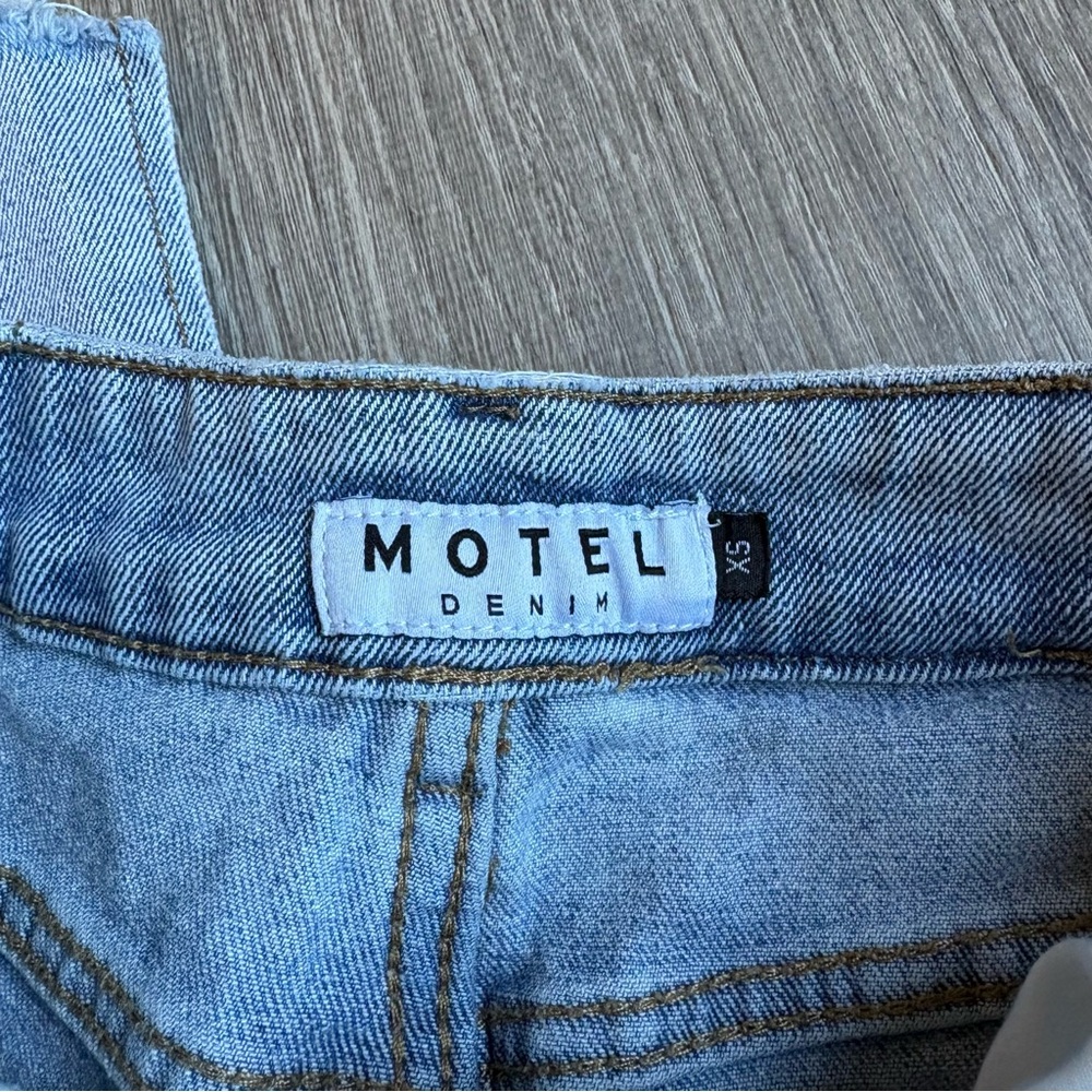 Motel Rocks Split Bootleg Jeans - Picture 6 of 6